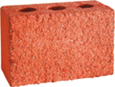 Super Red Color Sandblast Clay Block