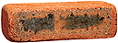 Golden Peach Color Cobble Clay Brick with Antique Clinker