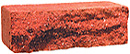 Cottage Style Super Red Color Rock Face Clay Brick