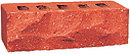 Super Red Color Rock Face Clay Brick