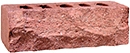 Lavender Color Rock Face Clay Brick