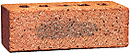 Golden Peach Color Rock Face Clay Brick with Shade