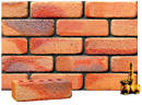 Golden Peach Color Cobble Brick with Sunset Clinker Shade