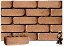 Golden Sand Color Cobble Brick