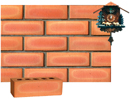 Golden Peach Color Smooth Face Brick with Shade