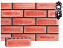 Lavender Color Smooth Face Brick with Shade