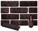 Dark Brown Color Cobble Brick Veneer
