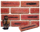 Lavender Color Cobble Sliced Brick Veneer with Shade