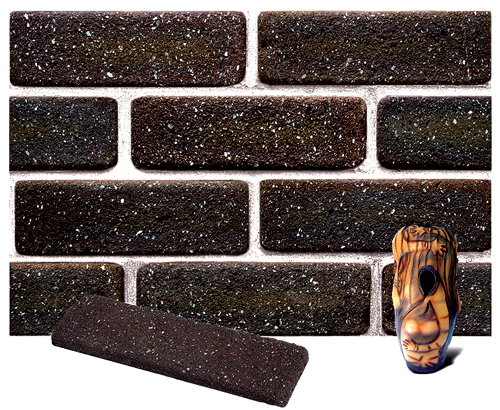 cobble brick veneer - 41cbsv139-49