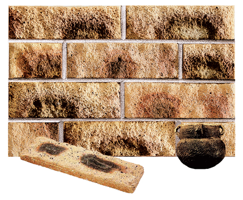 rockface brick veneer - 41rsb139-15s