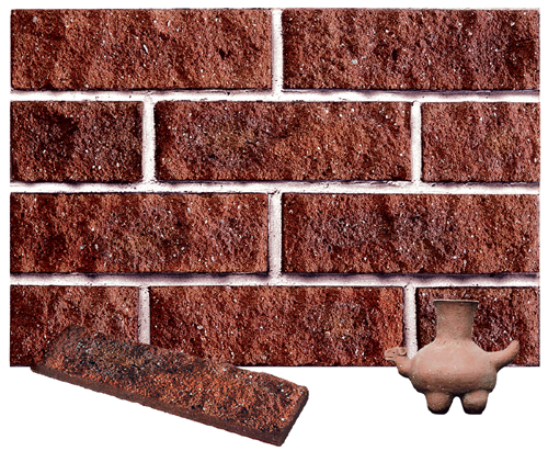 rockface brick veneer - 41rsb139-43