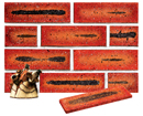 Super Red Color Smoothface Sliced Brick Veneer with Shade