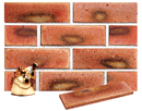 Golden Peach Color Smoothface Sliced Brick Veneer with Shade