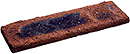 Rockface Sandblast Sliced Brick Veneer - 41RSB139-43S