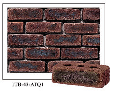 Antique Facing Brick Panel - 1TB-43 ATQ1