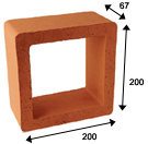 Brick Accessory - Ventilation Block - 8SF488-16 VB1