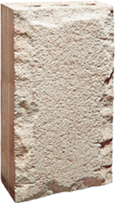 Rockface Sandblast Clay Block - 2RSB4916-54
