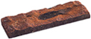 Golden Brown with Shade Rockface Sliced Brick Veneer