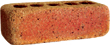 Golden Peach Color Cobble Facing Brick with Shade