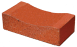 Super Red Color Smoothface Channel Paving Brick