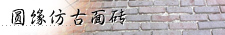 Clay bricks, veneers, pavers panel displays