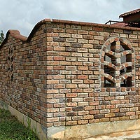 1TB-15 & 16 & 43ATQ1 - random color antique brick fencing - Johor, Malaysia