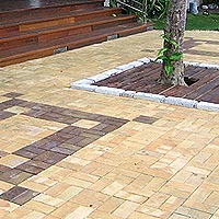 paver footpath Danga Bay - Johor, Malaysia
