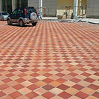 paver pedestrian pathway - Sarawak, Malaysia
