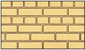 Flemish garden wall bond