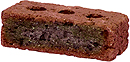 Super Red color Rock Face Clay Brick with Sunset Clinker Shade