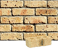 Golden Cream Color Tumbled Antique Clay brick  panel display