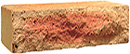 Cottage Style Golden Cream Color Rock Face Clay Brick