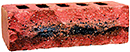 Super Red Color Rock Face Clay Brick with Clinker Shade