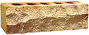 Golden Cream Color Rock Face Clay Brick