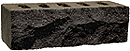 Dark Brown Color Rock Face Clay Brick