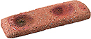 Lavender Color Cobble Brick Veneer with Shade