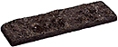Dark Brown Color Rockface Sandblast Sliced Brick Veneer
