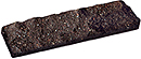 Dark Brown Color Rockface Sliced Clay Brick Veneer