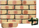 Golden Cream Color Cobble Brick