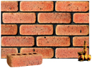 Golden Peach Color Cobble with Clinker Shade