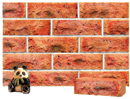 Cottage Style Golden Peach Color Rockface Brick