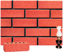 Super Red Color Sandblast Brick