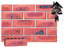 Lavender Color Smooth Face Brick with Sunset Clinker Shade