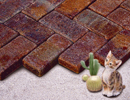 Golden Sand Color Rockface Brick with Sunset Clinker Shade