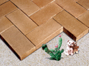 Golden Sand Color Wirecut Paver