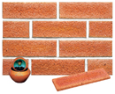 Golden Peach Color Sandblast Sliced Brick Veneer