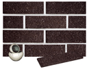 Dark Brown Color Sandblast Sliced Brick Veneer