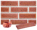 Lavender Color Sandblast Sliced Brick Veneer with Shade