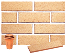 Golden Cream Color Sandblast Brick Veneer