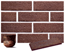 Golden Brown Color Sandblast Brick Veneer